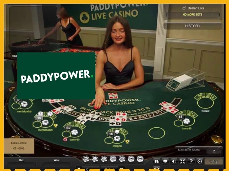 Paddy Power Casino games information